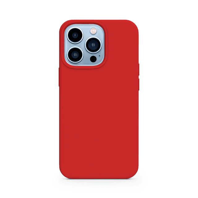 EPICO Silicone Magnetic - Magsafe Compatible Case iPhone 13, 60310101400001, červený